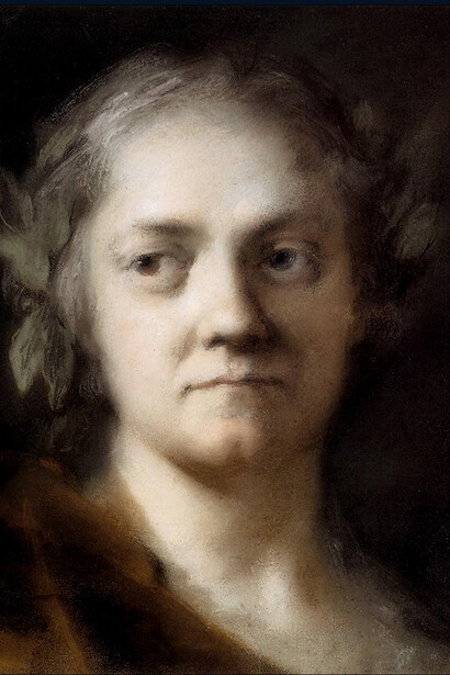 Rosalba Carriera, Ritratto come musa della tragedia, 1746