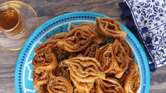 Chebakia. Moroccan flavours are widely known all over the world and recognized among the best cuisines in the world, its cuisine is also renowned for its sweets