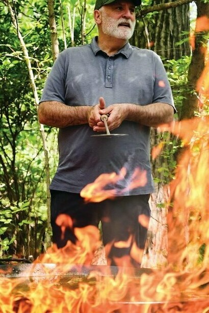Chef José Andres considers cooking over open flames to be the most ancient way of preparing food. Photography by Joan Pujol-Creus.