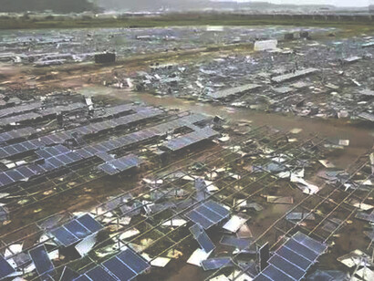 The question is if PFAs make land underneath solar panels permanently unfarmable 