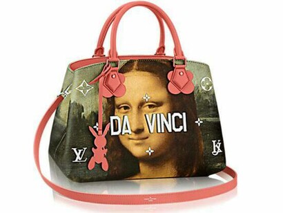 Louis Vuitton and Jeff Koons collaboration on the design of this elegant purse