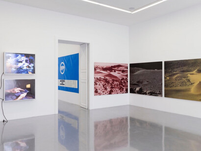 Information Fiction Publicité, Exhibition view. Courtesy of galerie Perrotin