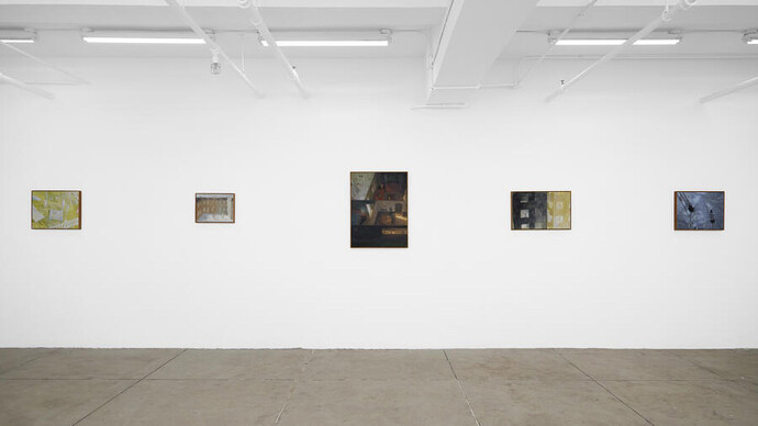Calli Ryan, Across the way, exhibition view. Courtesy of Monya Rowe Gallery