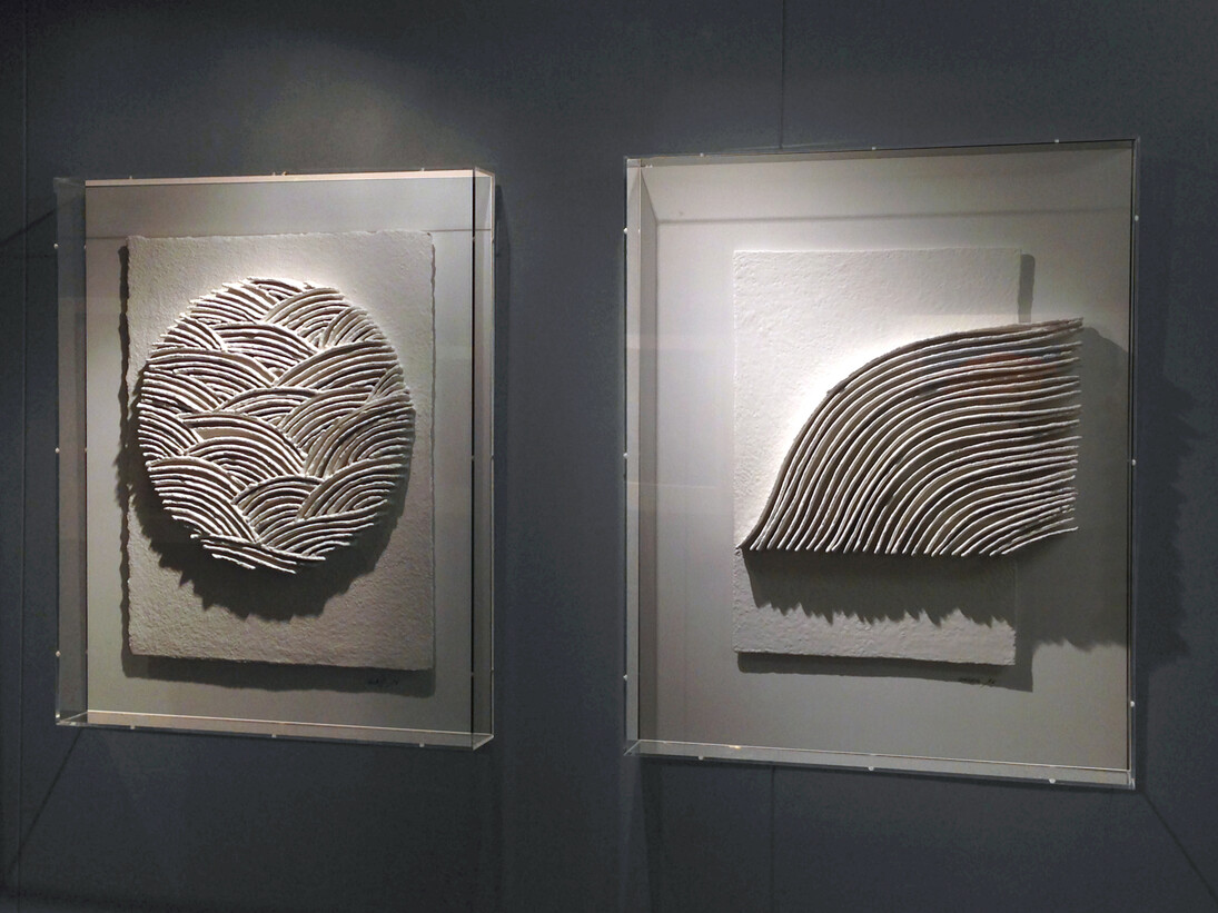 René Galassi, Ehana, paper and pigment, detail