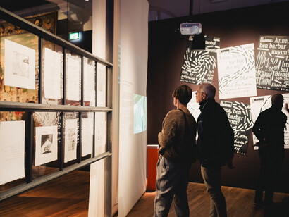 Poetry of the people, exhibition view. Courtesy of Wereldmuseum 