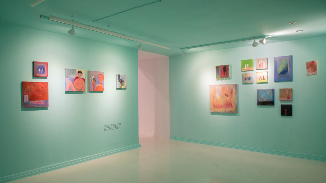 Valentina Sava, Perder el glamour, vista de exhibición. Cortesía de la Miranda Bosch Galería. Foto por Carlos Gil