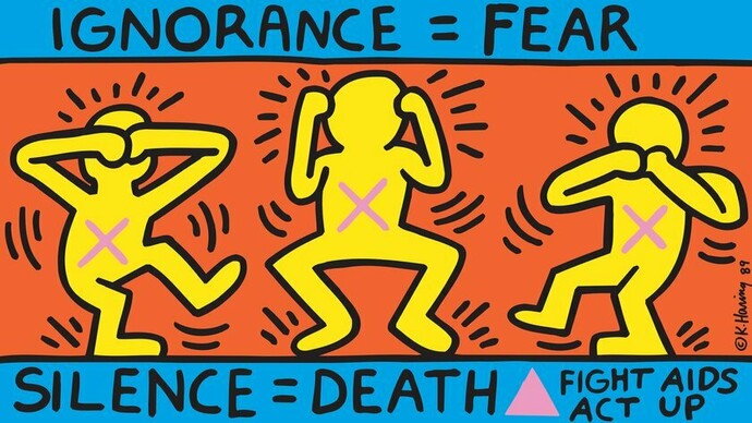 Keith Haring. Courtesy of Tate Liverpool