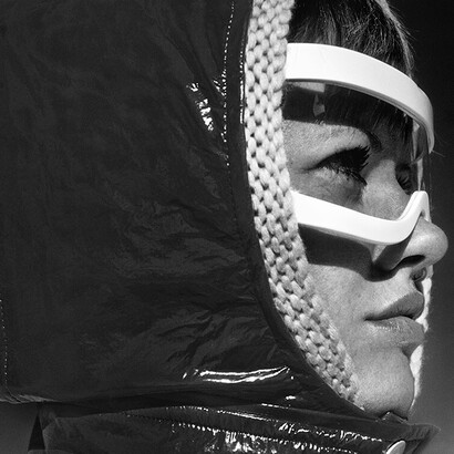 Peter Knapp, Courrèges Collection Couture Future (detail), circa 1971-1972. Courtesy of Fondation Marguerite et Aimé Maeght