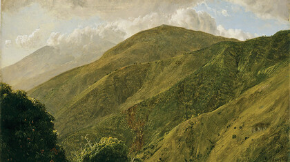 Escena en las Montañas Azules, 1865. Frederich Edwin Church