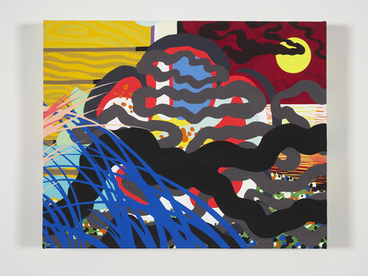 Sam Friedman, Happy Place (15), 2013, Acrylic on canvas, 16 x 20 inches, 40.6 x 50.8 cm