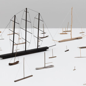 Peter Liversidge, Flotsam and Jetsam, photo by Angus Mill. Courtesy of Kate MacGarry