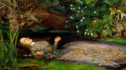 John Everett Millais, Ophelia, 1851-1852