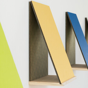 Irma Álvarez-Laviada, S.t. (Algo que ver, algo que esconder) 2017, Wood and cardboard, Variable dimensions
