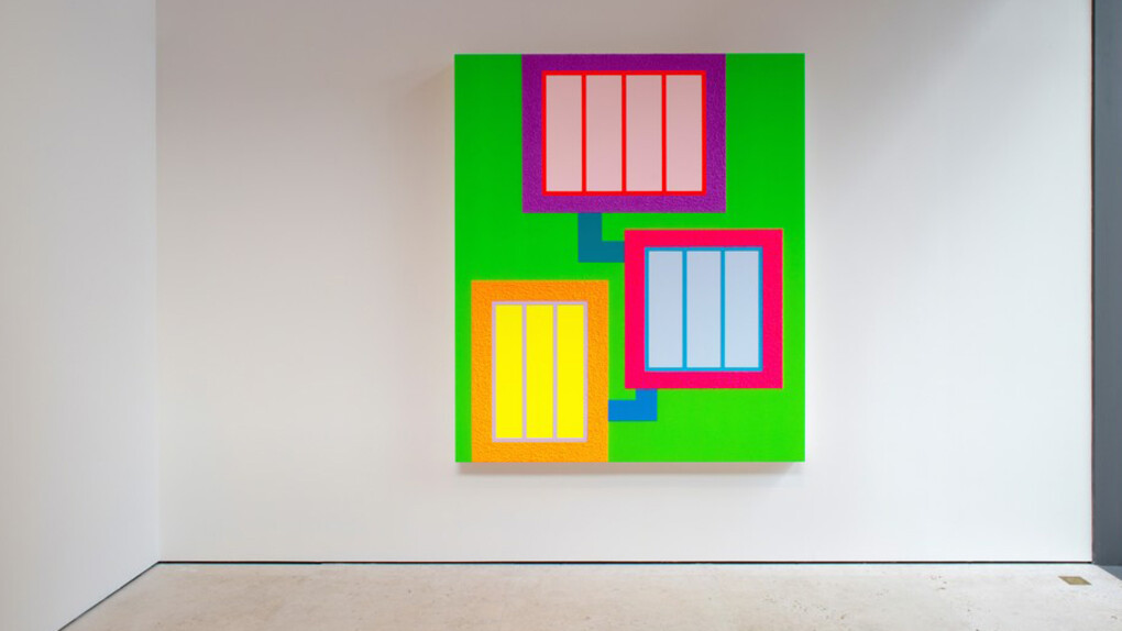 Peter Halley. Courtesy of Maruani Mercier