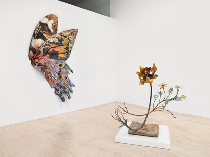 Rebecca Manson, Time, you must be laughing, exhibition view. Courtesy of Jessica Silverman Gallery