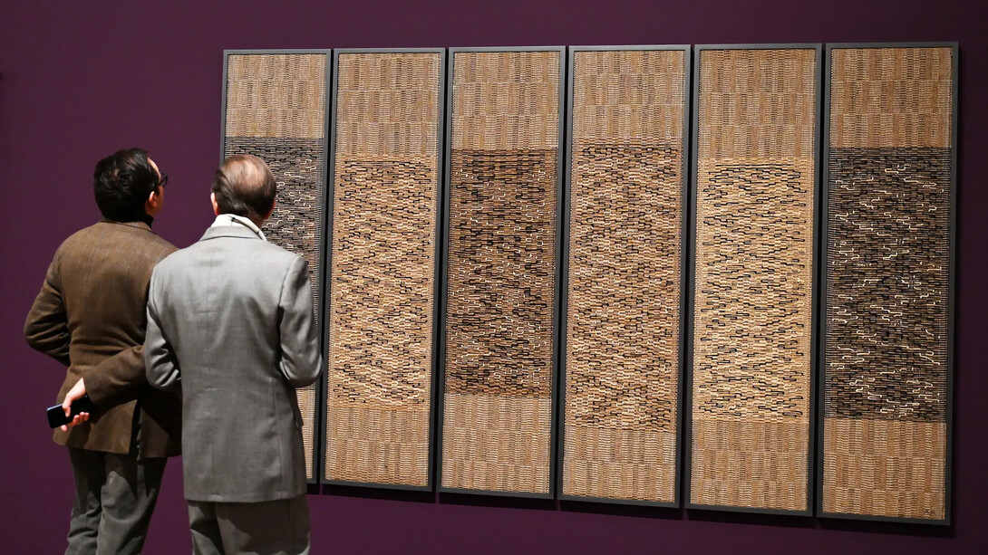 Anni Albers, Constructing textiles, ausstellungsansicht. Mit freundlicher genehmigung des Zentrum Paul Klee