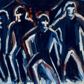 Helmut Middendorf, SO 36,(GrossStadtEingeborene), 1979, 155 x 190 cm, acrylic on canvas