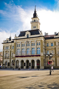 La piazza principale di Novisad
