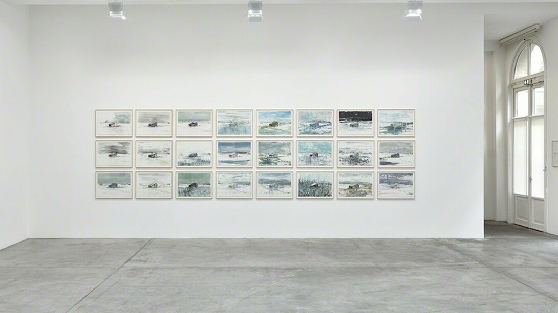 Sabine Moritz, Dawn, Exhibition view. Courtesy of Galerie Marian Goodman