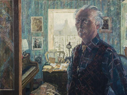 Victoria Crowe, Dr Winifred Rushforth, 1885 - 1983. Psycho-analyst © Victoria Crowe.