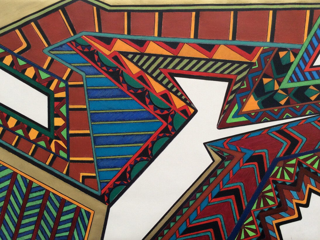 Mary Grigoriadis, Constantine's Fancy #3, 1979, pastel on paper, 30“ x 40”