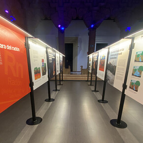 Geología y minería para la habitabilidad del planeta, vista de exhibición. Cortesía de la Casa de la Ciencia