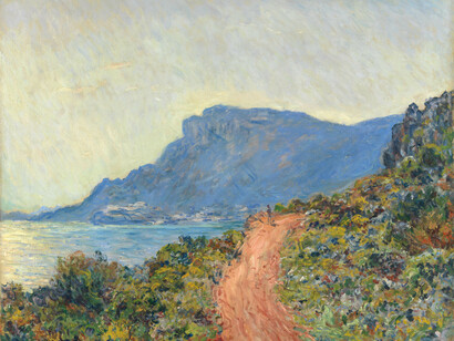 Claude Monet, La Corniche near Monaco, 1884. Courtesy of the Van Gogh Museum