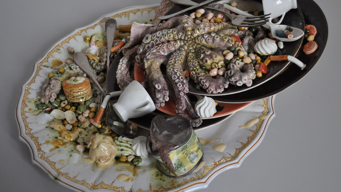 Bertozzi & Casoni, Minimi Avanzi, 2015, ceramica policroma