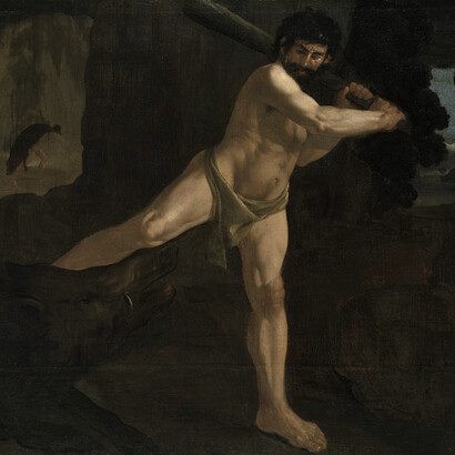 Francisco de Zurbarán: Hercules and the Erymanthian Boar  