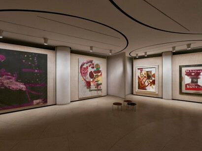 Julian Schnabel, Exhibition view. Courtesy of The Glass House