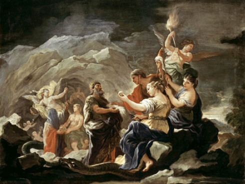 Luca Giordano, L'antro dell'eternità