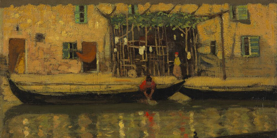 James Wilson Morrice, Canal San Nicolò, Lido, Venise. Courtesy of National Gallery of Canada