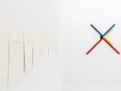 Varios artistas, Espacios de tiempo, vista de exhibición. Cortesía de Casado Santapau