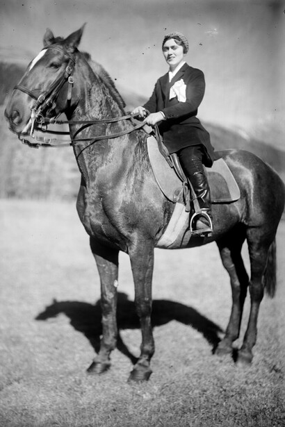 Ernst Ludwig Kirchner, Rosita Schneider zu Pferd, 1931. Mit freundlicher genehmigung des Kirchner Museum Davos