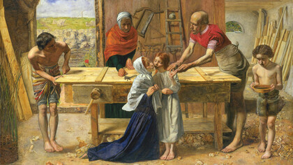 «Cristo en casa de sus padres» (1850), John Everett Millais 