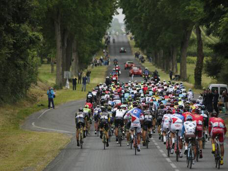 Un passaggio della tappa