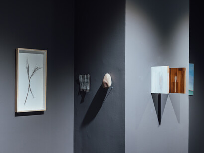 Varios artistas, Mínima expresión, vista de exhibición. Cortesía de la Galería Policroma