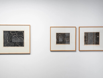 Gouider Triki, Engravings, exhibition view. Courtesy of Selma Feriani Gallery