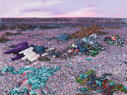 Eguchi Ayane, Drifter, 2017, oil on canvas, 45.8 x 53.6 cm © Eguchi Ayane, Courtesy of Mizuma Gallery