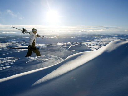 Skiing in Are