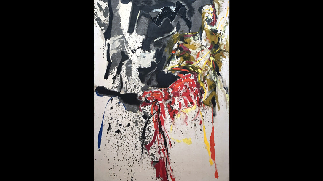 Ernest Briggs, Untitled, December 1958, oil on canvas, 94x69 1-2 inches. Courtesy Anita Shapolsky Gallery