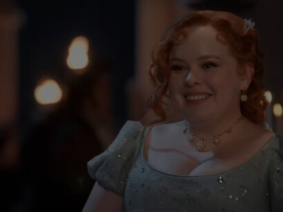 Nicola Coughlan brings Penelope Featherington to life in Netflix's 'Bridgerton,' blending Regency charm with contemporary themes of diversity and body positivity