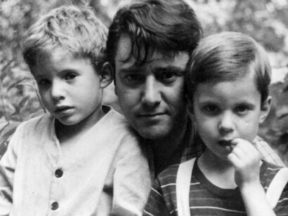 Roberto Matta con i suoi gemelli