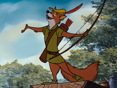 Robin Hood, cartone animato, 1973 : il generoso bandito della foresta di Sherwood 