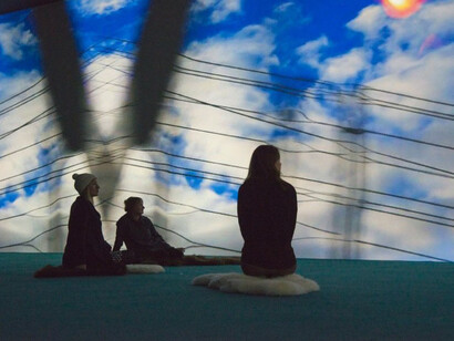 Pipilotti Rist, Mercy Garden, from the Mercy Work Family, installation view, Hauser & Wirth, 'Stay Stamina Stay’, Somerset, England (2014). Photo: Ken Adlard. Courtesy the artist, Hauser & Wirth and Luhring Augustine