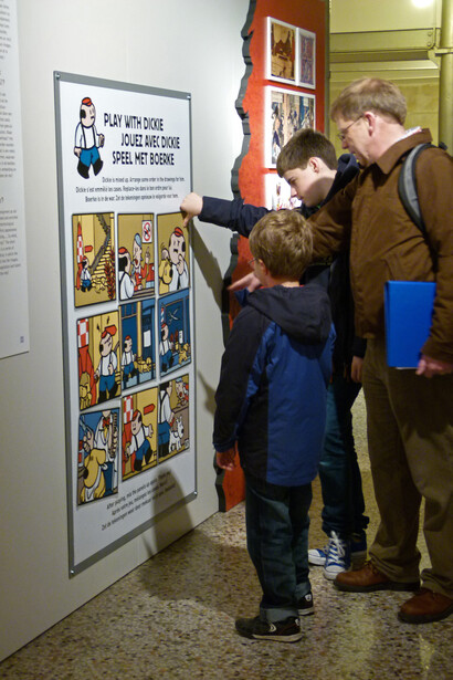 The invention of Comic Strip. Courtesy of Musée Bruxelles
