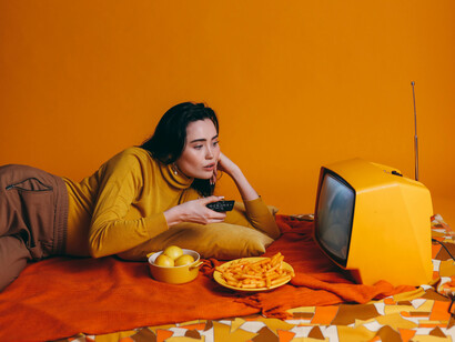 Me encanta el futbol y el patinaje artístico, los veo en la TV