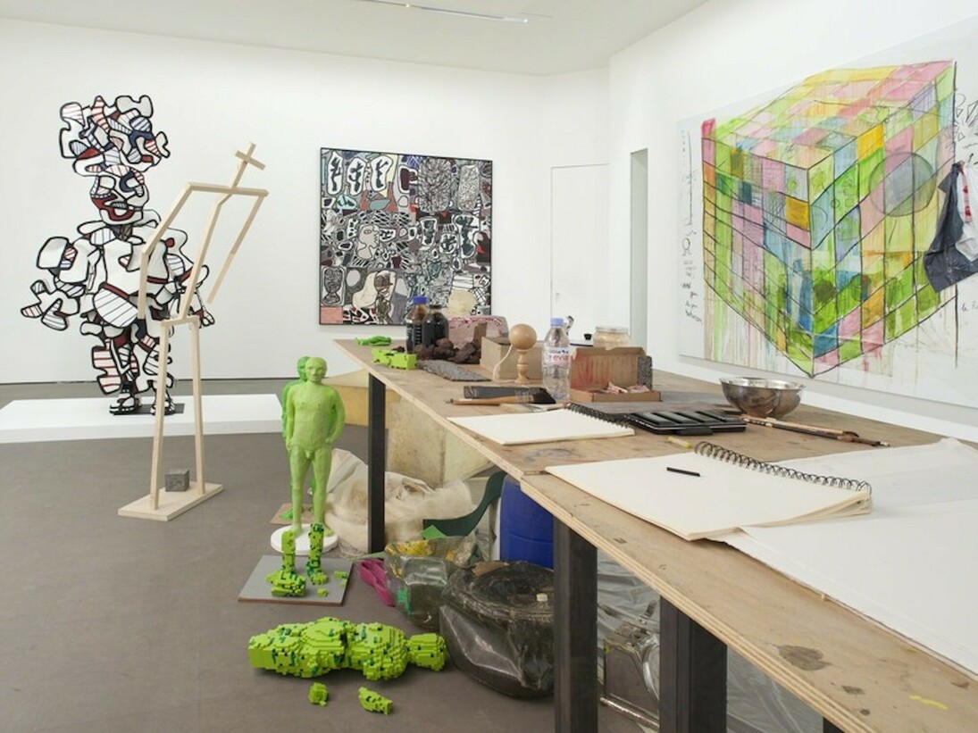 HyberDubuffet, Exhibition view. Courtesy of Galerie Nathalie Obadia 