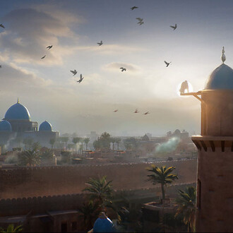 Capture d'écran d'Assassin's creed mirage. Avec l'aimable autorisation du Musée de l'Institut du monde arabe