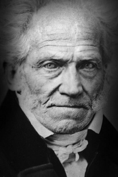 Retrato de Arthur Schopenhauer (1788 - 1860), 1859, Johann Schäfer